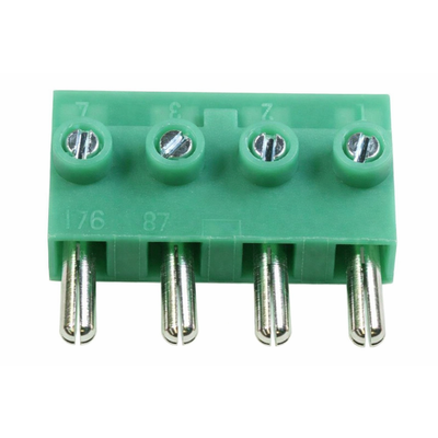 Wtyk 4-polowy do płyty Amica zielony (8014421)