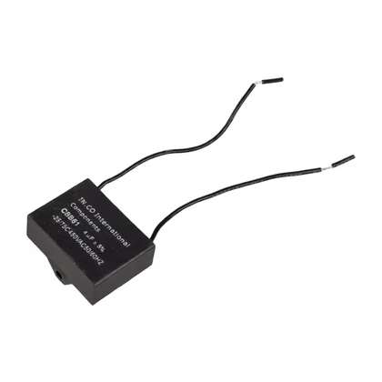 Kondensator do urządzeń AGD Domax 4 µF 450 V z kablem i kostką 27045