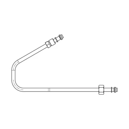 Prawa rurka zaworu gazu do płyty gazowej Electrolux / AEG 3541681023