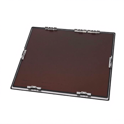 Płyty szklane Płyta ze szkła ceramicznego z ramą Inox do płyty grzewczej AEG 5551123077