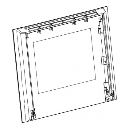 Szyba zewnętrzna drzwi piekarnika Zanussi / Electrolux / AEG 59,2 x 46,4 cm 3578708376