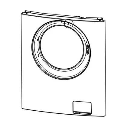 Przedni panel obudowy do pralki Electrolux / AEG 1327347108