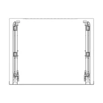 Zestaw szyby drzwi piekarnika Electrolux / AEG 596 x 466 mm