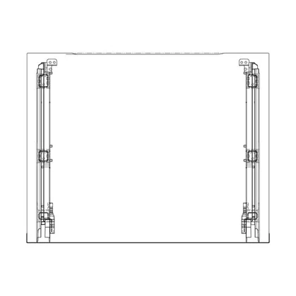 Zestaw szyby drzwi piekarnika Electrolux / AEG 596 x 466 mm