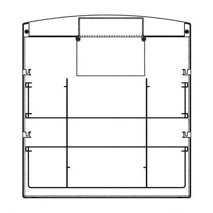 Górny blat do lodówki i zamrażarki Electrolux / AEG biały 545 x 591 mm 2064463017