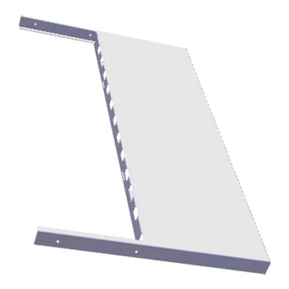 Przedłużka biała do urządzenia AGD Electrolux / AEG 508,7 x 276,5 x 21,5 mm