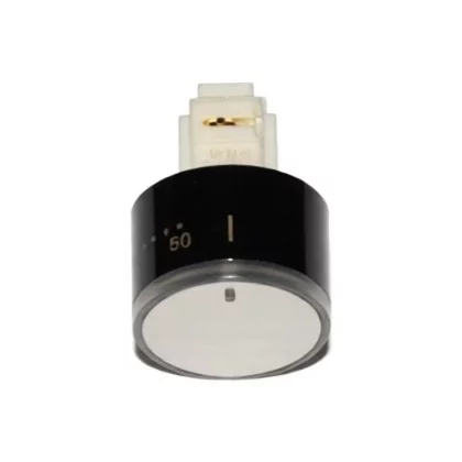 Pokrętło sterujące inox do kuchenki Amica 38A 6000 9075894