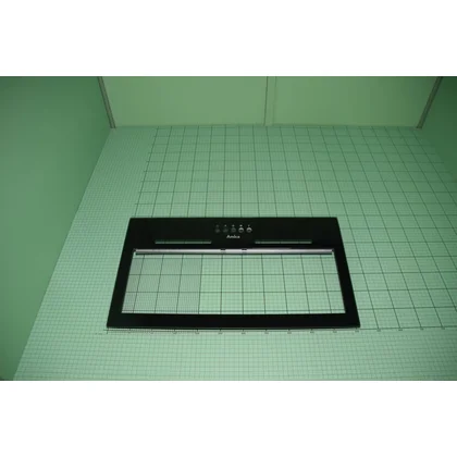 Szyba przednia do okapu Amica czarna 550 x 310 x 6 mm 1046534