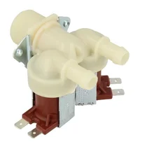 Elektrozawór dopływu wody 2-drożny 180° do pralki Haier / Candy / Hoover 0024000126B 49046283