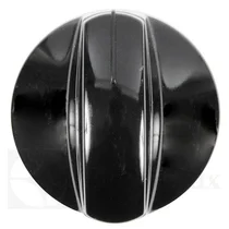 Pokrętło czarne do kuchenki gazowej Electrolux / AEG 3550329076