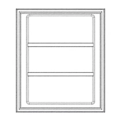 Drzwi zamrażarki do chłodziarko-zamrażarki Electrolux / AEG białe 538 x 627 mm 8084066011