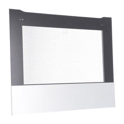 Zewnętrzna szyba z ramą drzwi piekarnika Electrolux / AEG 59,2 x 47 cm czarna 140037379132
