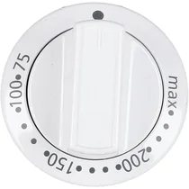 Pokrętło temperatury do piekarnika Beko / Grundig / Arcelik białe 250315428