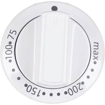 Pokrętło temperatury do piekarnika Beko / Grundig / Arcelik białe 250315428