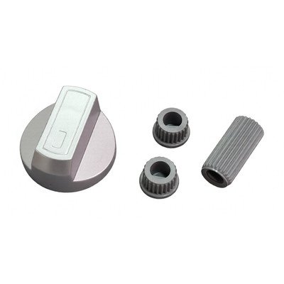 Pokrętło uniwersalne do piekarnika i kuchenki Domax 6-8 mm srebrne 216000