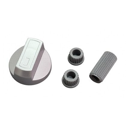 Pokrętło uniwersalne do piekarnika i kuchenki Domax 6-8 mm srebrne 216000