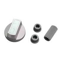 Pokrętło uniwersalne do piekarnika i kuchenki Domax 6-8 mm srebrne 216000