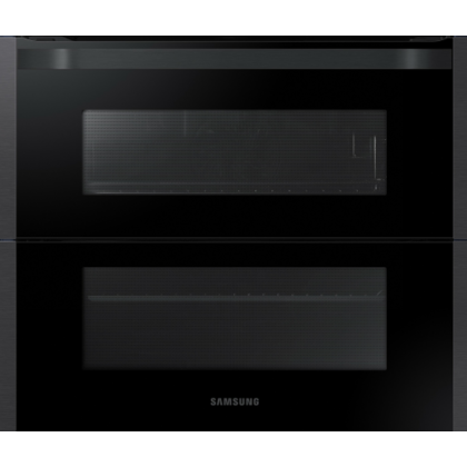 Kompletne dzielone drzwi piekarnika Samsung NV7000N Dual Cook Flex DG94-02560E czarne matowe pyro oryginał