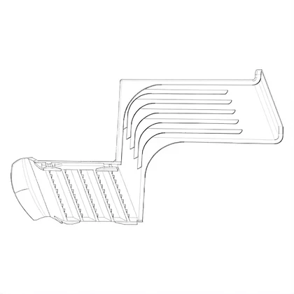 Półka szklana do chłodziarki Electrolux / AEG 2416917017