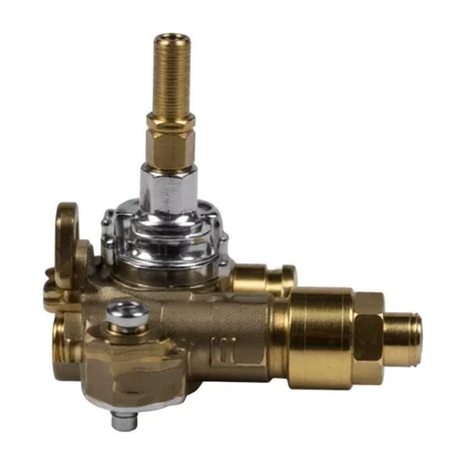 Zawór gazu do palnika kuchenki lub płyty gazowej Whirlpool / Indesit / Ariston / Hotpoint 481236058502 C00314442 481010651489 C00317153