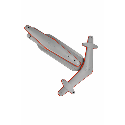 Natrysznica dolna podwójna 45