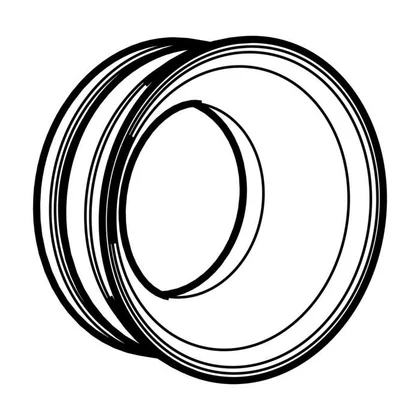 Uszczelka antykondensacyjna rożna obrotowego do piekarnika Electrolux / AEG 3565200015