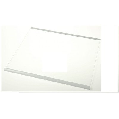 Szklana półka nad pojemnikiem na warzywa z ramką do lodówki LG AHT74413815