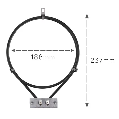 Grzałka termoobiegu do piekarnika Amica 2000 W 230 V t.3351 8026766