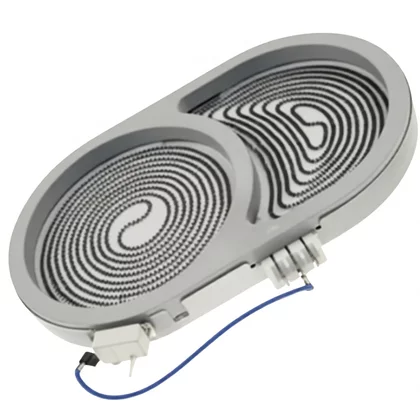 Owalne pole grzewcze rozszerzone do płyty ceramicznej Whirlpool 1800/1000 W 480121104126 C00339906