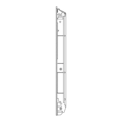 Zewnętrzna szyba drzwi piekarnika Electrolux / AEG inox 592 x 470 mm 140032478087