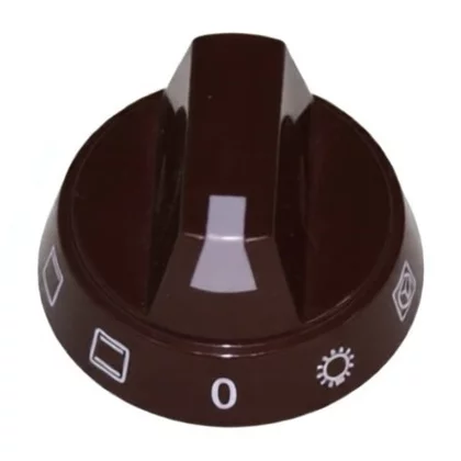 Pokrętło funkcji do piekarnika i kuchenki Amica 8 funkcji brązowe 8034285