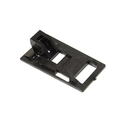 Uchwyt drzwiczek do pralki Ariston / Indesit / Hotpoint / Whirlpool czarny C00019690 482000022583