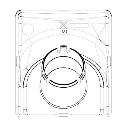Obudowa ochronna wewnętrzna do lodówki Electrolux / AEG 2425244031