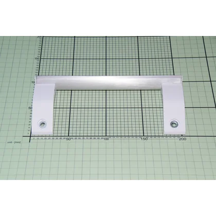 Uchwyt drzwi do chłodziarko-zamrażarki Amica biały/inox 200 mm 1038171