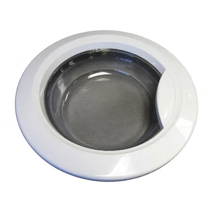 Drzwi kompletne do pralki Ariston / Indesit / Hotpoint / Whirlpool z uchwytem w osi, bez zawiasu WG1035 C00058702 482000027051