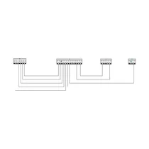 Silniki i wentylatory do suszare Wiązka kablowa wyłącznika drzwi i interfejsu użytkownika do suszarki Electrolux / AEG PCB,J12