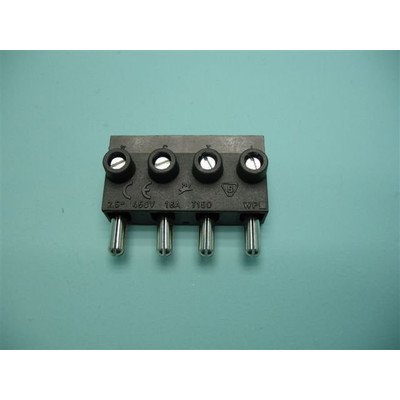 Wtyk 4-polowy do płyty Amica czarny (8014420)