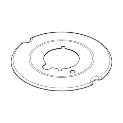 Pokrywa palnika pomocniczego do płyty gazowej Electrolux / AEG czarna
