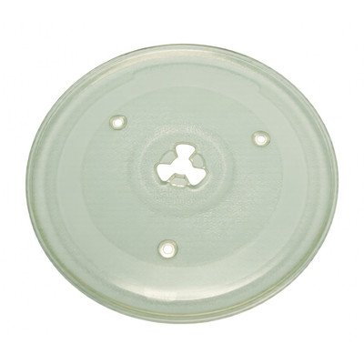 Szklany talerz do kuchenki mikrofalowej Amica 27 cm koniczynka 1008093