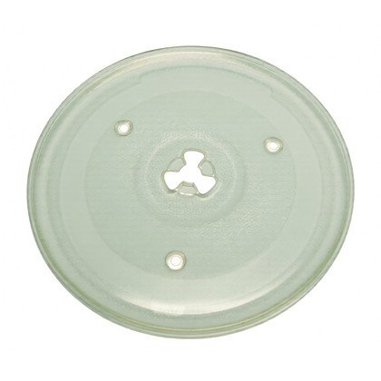 Szklany talerz do kuchenki mikrofalowej Amica 27 cm koniczynka 1008093