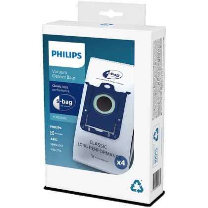 Worki do odkurzacza Philips s-bag Classic Long Performance FC8021/03