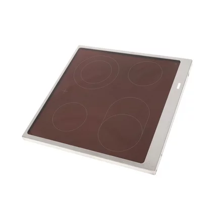 Płyty szklane Ceramika z ramką do płyty grzejnej Electrolux / AEG nierdzewna 596 x 600 mm