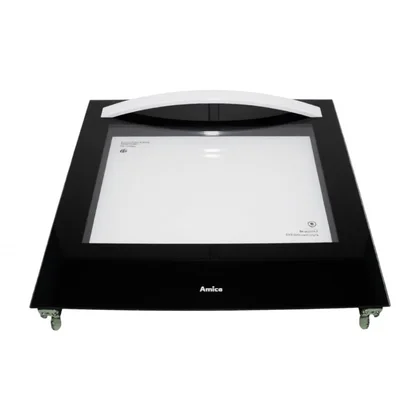 Elementy obudowy Zespół drzwi z szybą zewnętrzną do piekarnika Amica 502SQ p370W 9060378