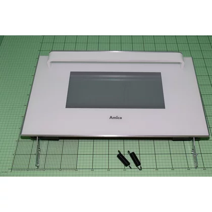 Drzwi do mikrofalówek Amica Zespół drzwi do kuchenki mikrofalowej Amica AMMB44E1GCW biały 1041626