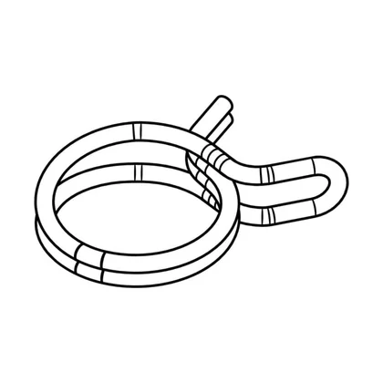 Zwora rury do piekarnika i płyty grzejnej Electrolux / AEG 20,2 mm