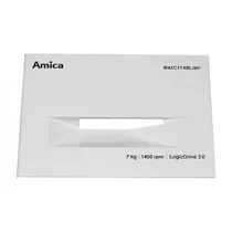 Osłona pojemnika na detergenty do pralki Amica WA1C714BLiSH