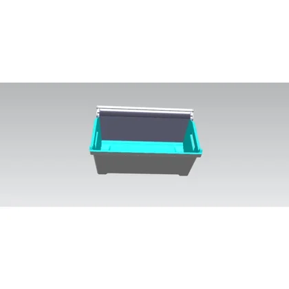 Półki na drzwi różni producenci Skrzynia zamrażarki do lodówki Electrolux / AEG kompletna neutralna 7902 406 x 216 mm