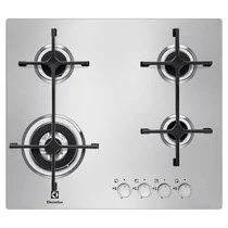 Płyta gazowa do zabudowy Electrolux EGS 6648NOX 4-palnikowa stal nierdzewna