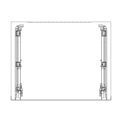 Zestaw szyby drzwi piekarnika Electrolux / AEG 596 x 466 mm