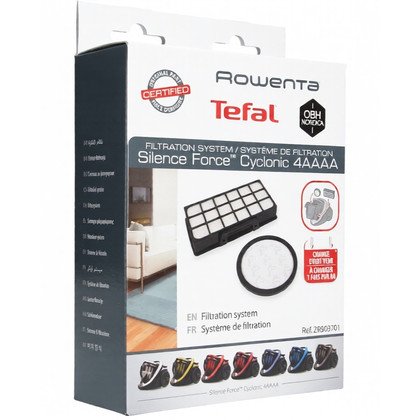 Części zamienne TEFAL Zestaw filtrów do odkurzacza Tefal / Rowenta Silence Force Cyclonic ZR903701